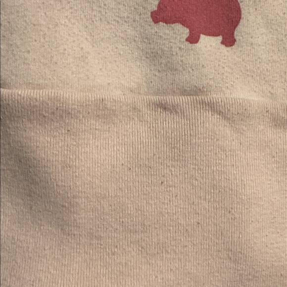 *Rare!* Primp Pink Rhinestone Pig Full Zip Hoodie, sz L - Picture 10 of 13